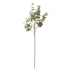 Eucalyptus artificiel Plante d'herbe fausse fleur en plastique Décorations de jardin de feuilles 8 fourchettes 67 cm G92578