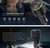 Bluetooth 50 EDR Car FM -zender Wireless Hands Call Mp3 -speler 7 Kleur RGB -lichten 2 USB Fast Charging Cars Accessories9082530