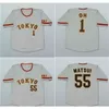 Chen37 Yomiuri 55 Hideki Matsui 1 Sadaharu Oh Maillots de baseball Cheao Stitched Team Grey Size Order