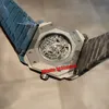 Hoge kwaliteit horloges 103672 OCTO FINISIMMO 10e verjaardag Limited edition Automatische mechanische heren Watch grijze wijzerplaat titanium armband heren polshorloges