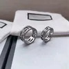 Высококачественные кольцевые женские ювелирные ювелирные ювелирные ювелирные изделия мужской и женской брачные кольца стерлинговые серебряные дизайнеры тенденции с коробкой