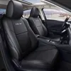 Bil Special Luxury Nyaste designstolskydd för Mazda CX-30 20 Anpassad konstgjord läder Auto Seat Cover Cushion 1 Sätt svart kaffe
