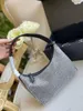 2022高品質の新しいスタイルのナイロンホーボーフォー女性ダイヤモンドバッグショルダーバッグレディーコンポジットチェーンキャンバスハンドバッグ05