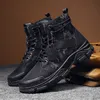 Autumn Military Camouflage Desert Boots Hightop Sneakers Nonslip Work Shoes For Men Buty Robocze Meskie 220810