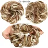 Gemengde kleur synthetisch haar chignon bunelastische haar scrunchies haarstukken extensies