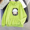 Kawaii Game Role Ayaka Print Hoodies Genshin Impact Sweatshirt Women Oversize Itself Long Sleeve Pullover Sudaderas Y2k Men Tops Y220713