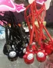 Оптовая продажа 300 шт. Клазоки Различные цвета Симпатичные Maneki Neko Lucky Cat Bell Mobile Cell Phone Charm Подарки Ювелирные Изделия Аксессуары