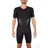 Racing Sets Roka Triathlon Suit Mens Black Pro Aero Tri Passar Cykling Skinsuit Kits Bike Apparel Ciclismo Jumpsuit Kör kläder