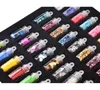 Bottiglie / set Misti colorati per nail art Paillettes Glitter in polvere Pigmenti 3d Adesivo ultrasottile Fiocchi Decorazioni per manicure