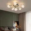 Plafondlampen Noordse led kroonluchters voor slaapkamer woonkamer moderne romantische sterrenlicht hanglamp huizendecoratie verlichting armatuur