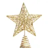 Décorations de Noël Star Tree Topper LED Top Flocon de neige Projecteur Décor Vacances Fête de Noël Ornement suspendu