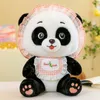 New Cute Little Panda Plush Doll Coppia Panda Toy Dolls Regalo per bambini