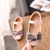 Анаканак Sepatu Putri Merah Muda Hitam Sandal Anak Kulit Gaun Pesta Flat Cat Girls Bayi Kasual кроссовки 220611