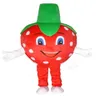 Professionell fabrik Halloween Strawberry Mascot Costumes Carnival Adult Fursuit Cartoon Dress