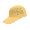 Peaked Cap Ponytail Baseball Caps för kvinnor Justerbar tunn solskyddsmedel utomhusmask hatt lady sommarsol Visor Casquette