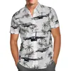Muzyka rockowa 3D Beach Hawaiian 2021 Summer Anime Shirt Short Sanda Shirt Streetwear Overized 5xl Camisa Social Chemise Homme-90 G220511