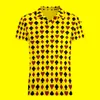 Erkek Polos Poker Poker Sıradan T-Shirts Kart Takım Tasarımı Gömlek Adam Moda Gömlek Plajı Kısa Kol Üst 4xl 5xlmen'in Erkekleri