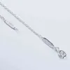 Chaînes T Home coréen S925 collier en argent sterling pendentif femelle pois acacia haricot argent clavicle250g 5CFE