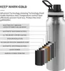 Insulated Sport Thermos Bottle Large Capacity Stainless Steel Water Bottle Travel Cup Double Wall Vacuum Flask Thermal Mug C0711x03