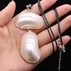 Pendant Necklaces Natural Shell Mabe Bead Alloy For Woman Jewelry Making DIYHealing Accessories Gift Decor Mother-of-pearl ShellPendant