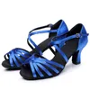 Kids Dance Shoes High Quality Arrival Girls Sandals Children Ballroom Tango Salsa Latin Dance Low Heel Shoes 220527