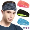1pcs Sweatband для мужчин Женщины Elastic Sport Hairbands Head Band йога головные повязки головные уборы головные уборы спортивные тренировки аксессуары для волос