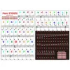 Emballage cadeau 88/61 touches de piano autocollants colorés autocollant de notation pour rouleau à main transparent détachable musique décalcomanie notescadeau