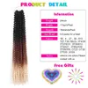 Freetres Water Wave Crochet Hair for Butterfly Locks 24inch Synthetic Braiding Passion Twist Extensions Expo City 220610