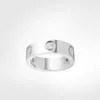 4 mm 5 mm titanium staal zilveren love ring mannen vrouwen rosé goud designer ring sieraden voor geliefden paar ringen cadeau maat 5-11