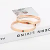 Bangle Trendy For Women Red And Green Charm Stainless Steel Gold Plating Jewelry Lover Luxury Wedding Female292L