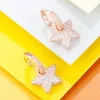 Dangle & Chandelier Bling Star Earrings For Women Full Paved White Cubic Zirconia Fashion Cute Female Jewelry 2022Dangle Dale22