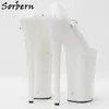 Sorbern Mary Janes Dress Shoes Women 23Cm 9 Inch Extreme High Exotic Dancing Stripper Heels Pump Custom Color