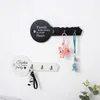 Retro Wood Wall Mount Hook Decor Key Holder Shape Hook Storage Rack Hanger Hanging Gifts Home Entrance Door Organizer GCE13664