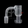 Smoke Nail Sandblasted Flat Top Terp Slurper Quartz Banger Nails 10mm 14mm Male For Dab Rigs Bong Water Pipes