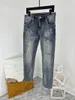 Männer Jeans Europa Stil Frühling Sommer Mode Männer Hohe Qualität Diamanten Bleistift Denim Hosen A841Men's Heat22