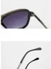 Metallrahmen-Sonnenbrille für Herren, Modemarke, Brille, UV400, Damen-Freizeit-Visierbrille, Großhandel