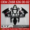 kawasaki 닌자 zx 636 600cc zx-600 붉은 불길 새로운 zx-6r zx636 zx6r 00 01 02 37hc.10 zx 600 cc 6 r zx 6r zx600 Cowling ZX-636 2000 2001 2002 사출 금형 페어링