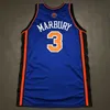 Chen37 Zeldzame basketball jersey mannen jeugd vrouwen vintage 3 Stephon Marbury Game uitgegeven middelbare school maat s-5xl aangepaste naam of nummer