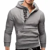 Spor giyim moda erkek hoodies bahar sonbahar gündelik eşofman dış giyim erkek palto eğik fermuar spor sweatshirts m-5xlgym