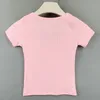 Square Collar Slim Crop Tops T Shirt Kvinnor Kortärmad Bomull Tee Kvinna Kläder Sommar Tshirt Camisetas de Mujer 220411