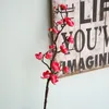 Couronnes de fleurs décoratives en soie artificielle, fleurs de cerisier de prunier du Japon, fausses branches d'arbre Sakura, décoration de mariage, de salle de maison, A6940D