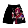 Shorts pour hommes Vtuber Ange Katrina impression 3D Harajuku vacances d'été femmes/hommes taille élastique japon Streetwear Kawaii Shorts de plage pour hommes Naom22