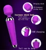 NXY Vibrators Feminino Vibrador Masturbador 16 Velocidades USB Recarregvel SEM FIO Silicone AV Varinha Massageador 0406