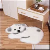 Bandeaux Cheveux Bijoux Laine-Like Panda Koala Forme Animale Tapis Tapis Matelas Tapis Salon Chambre Canapé Coussin Artificiel Moelleux Tapis 60