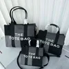 Marc Tote Bag Designer 핸드백 여성 패션 클래식 올 매치 어깨 가방 데님 핸드백 고품질 저녁 가방