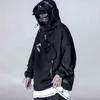 2022 neue Astronaut Hoodie männer Hip Hop Laser Druck Reflektierende Funktions Jacke Teen Lose Streetwear