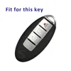 Leder TPU Auto 4 Button Key Case Cover Keychain für Infiniti Nissan Altima Maxima Murano Rogue Sentra 370Z Protector Zubehör