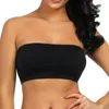 Bustiers Corsets Style grande taille sans bretelles Boob Tube Top femme coussin de poitrine amovible sous-vêtements une pièce soutien-gorge Invisible Plus S-3XLBustiers