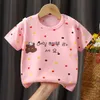 Kids Girl boy tshirts Summer Baby Cotton Tops Toddler Tees Clothes Children Clothing Cartoon Tshirts Short Sleeve Casual Wear 118144045