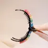 Hair Clips Korean version of girl pearl rainbow candy hairpin dazzling elegant style ball hairpin